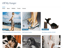 Tablet Screenshot of offmyhanger.com